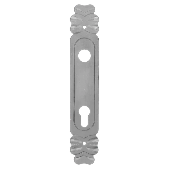 štít s otvormi 260x46x4mm, rozteč 90mm, otvor na kľučku ø20 mm